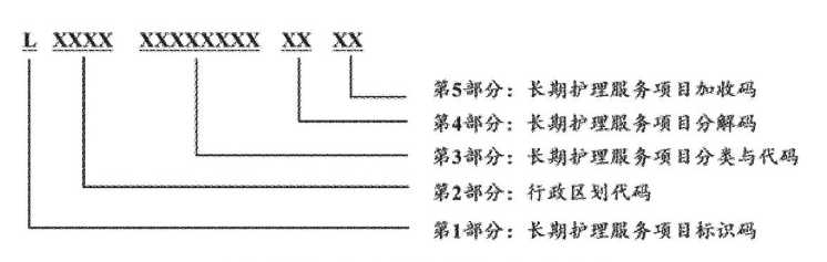 长期护理服务项目编码规则和方法